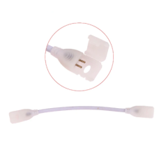 220voltu 2Pin COB Divu LED Lentu Savienotājs (15cm)